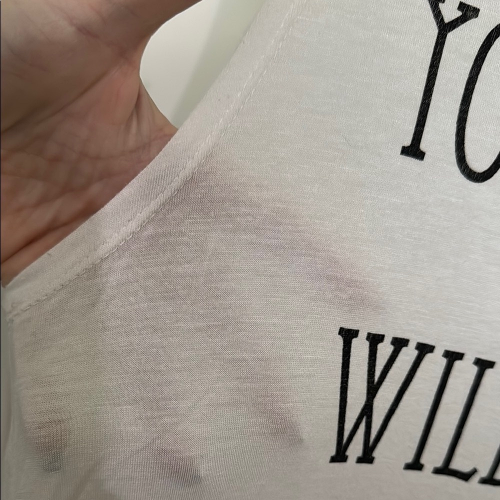 One Clothing White Graphic Tank Top - Picture 4 of 7